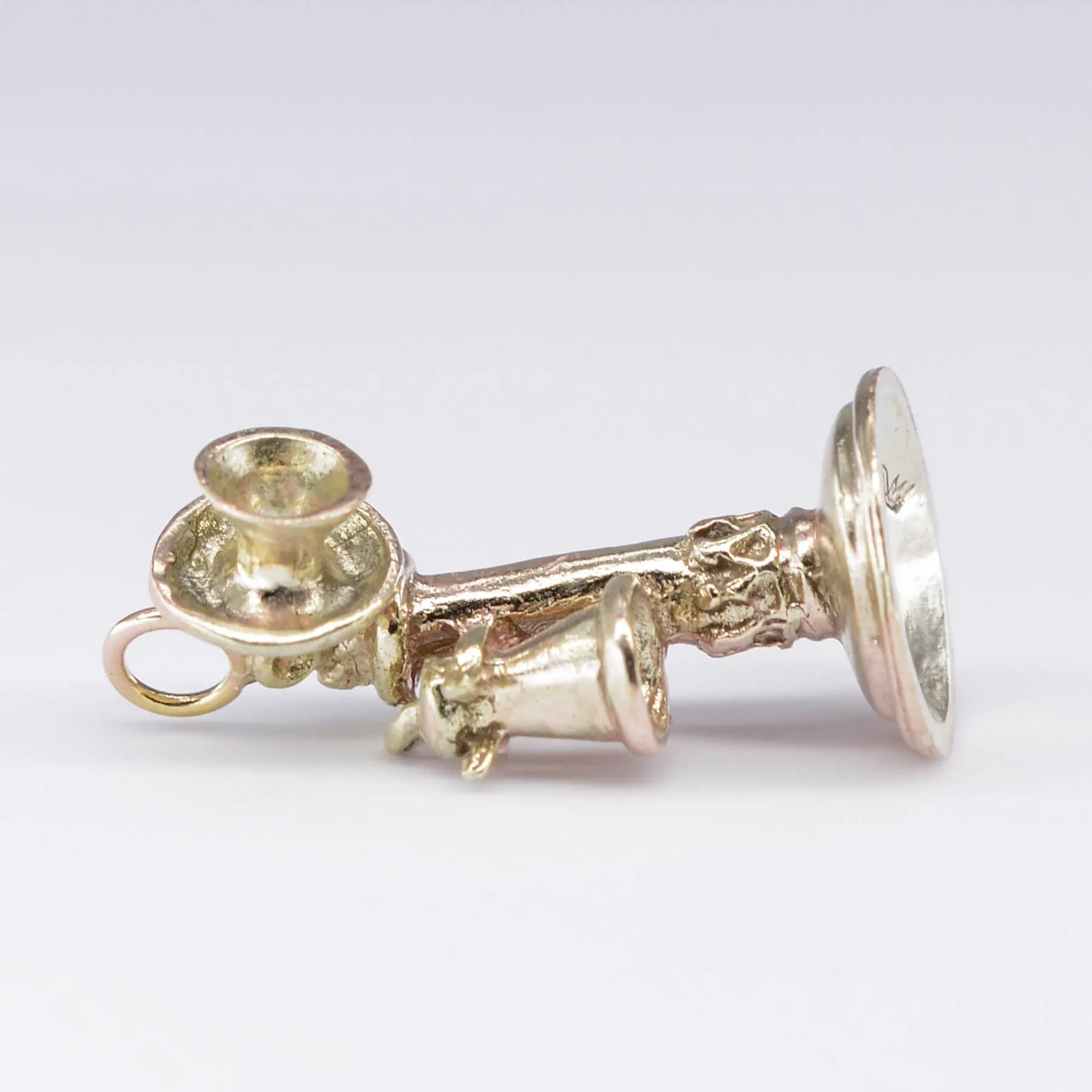 10k Candlestick Phone Charm