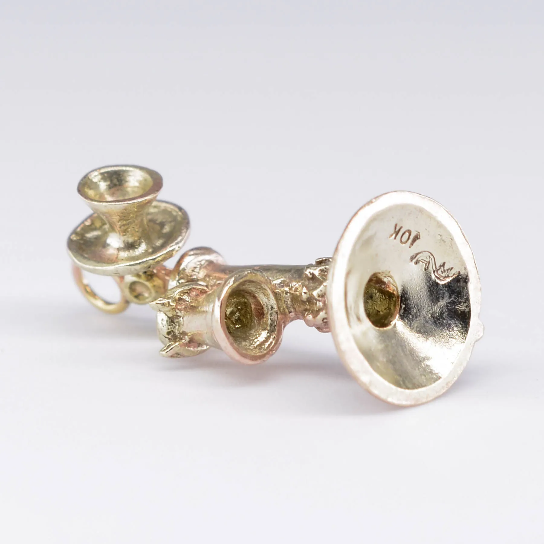 10k Candlestick Phone Charm