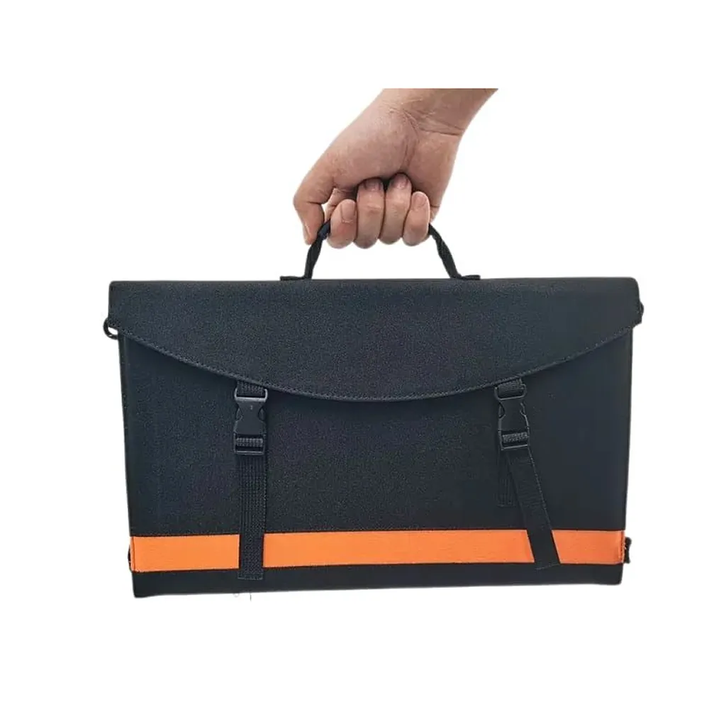 125W Waterproof Foldable 5 Solar Panel Bag