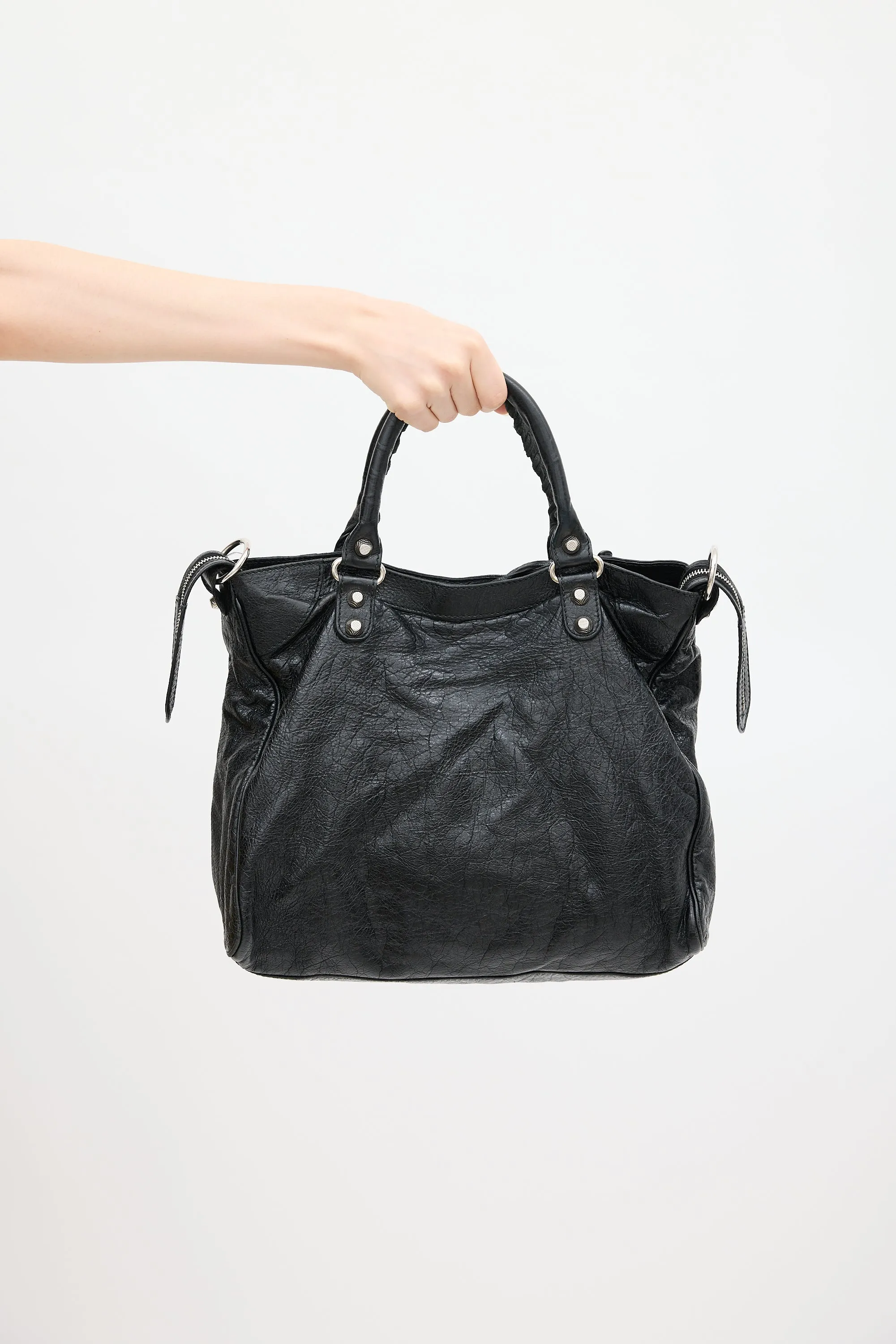 2015 Black Leather Velo Bag