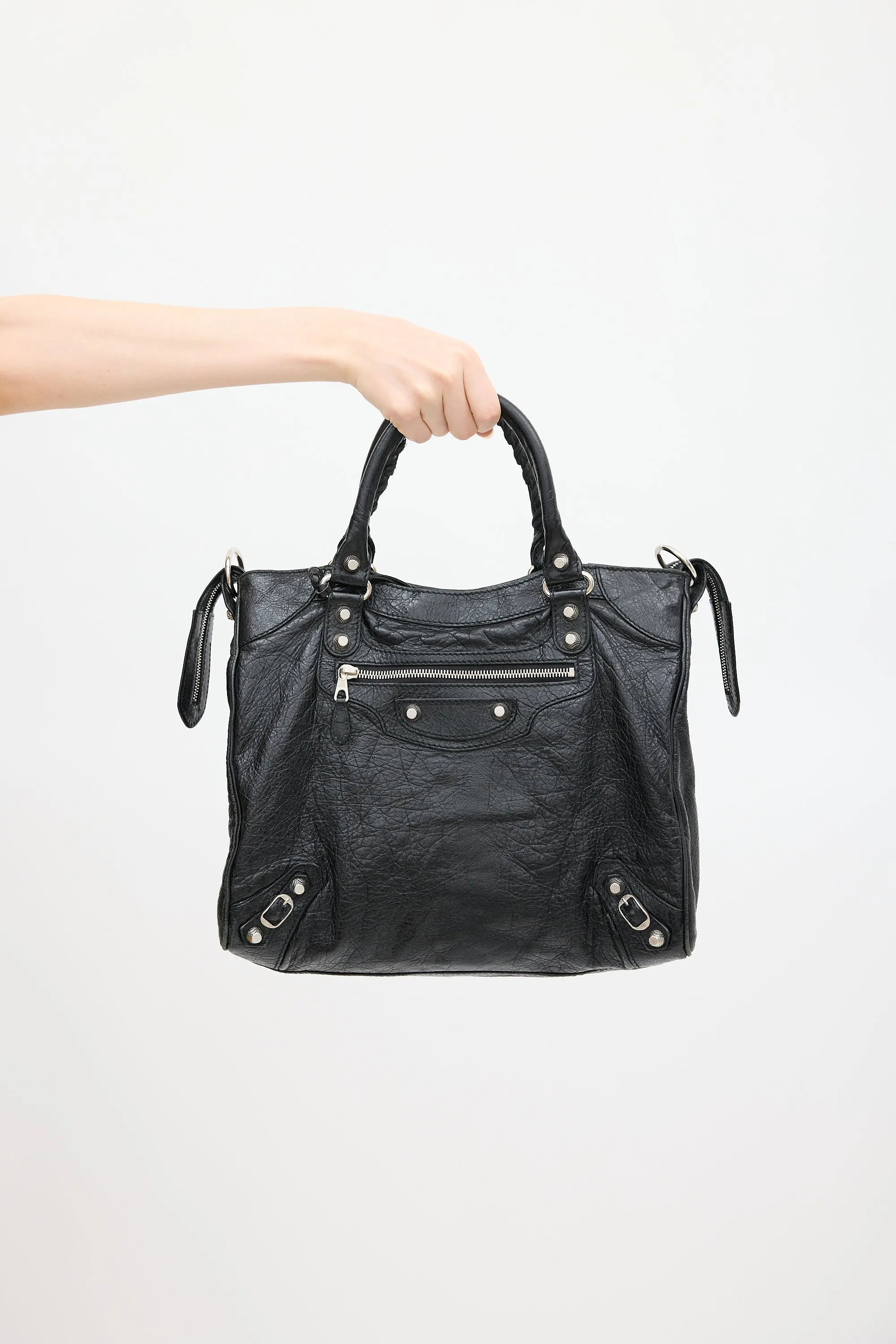 2015 Black Leather Velo Bag