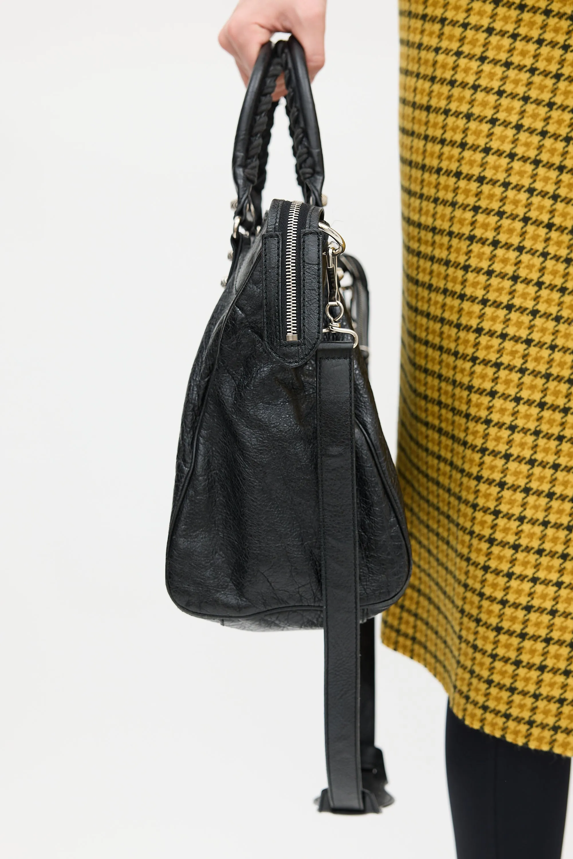 2015 Black Leather Velo Bag