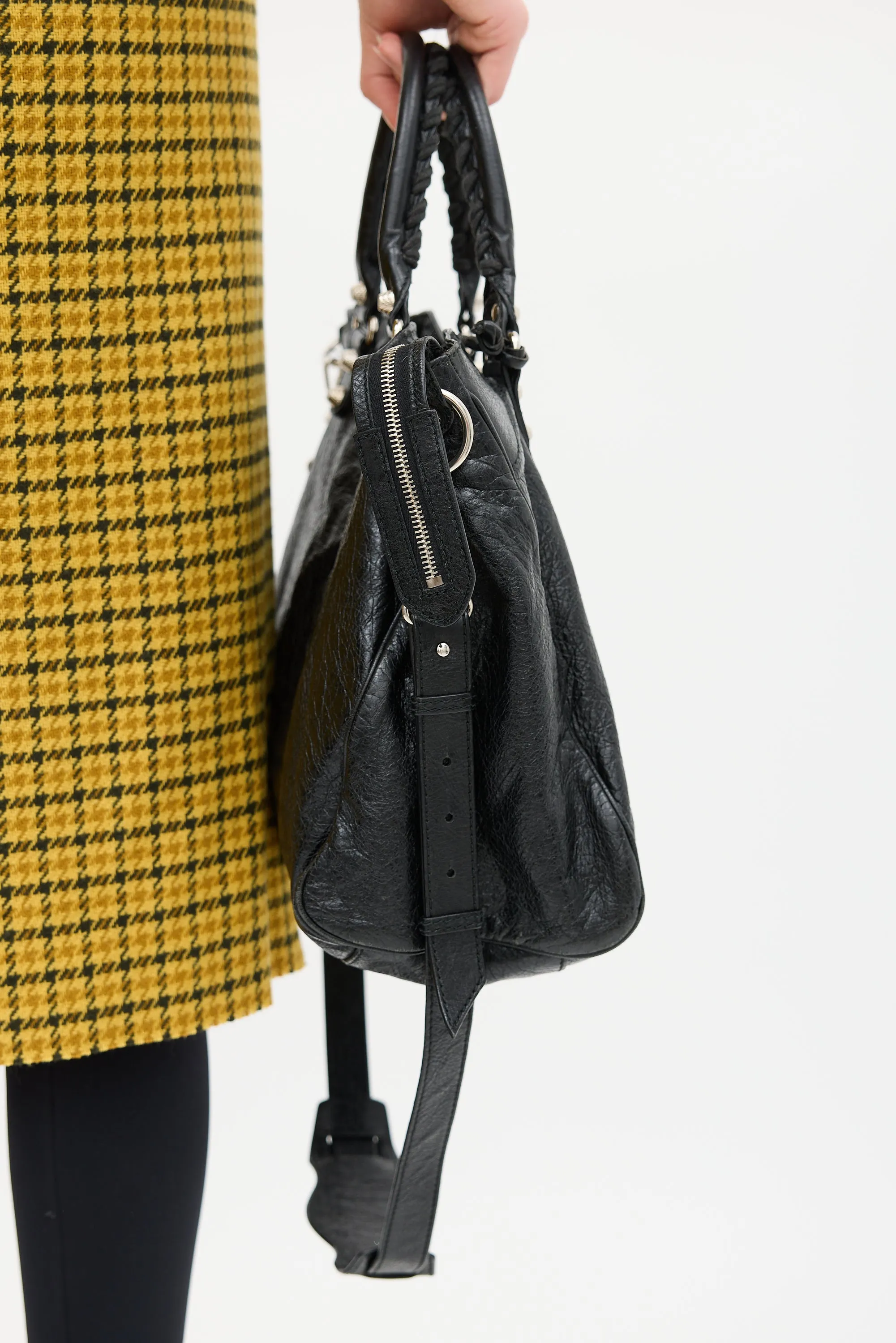 2015 Black Leather Velo Bag