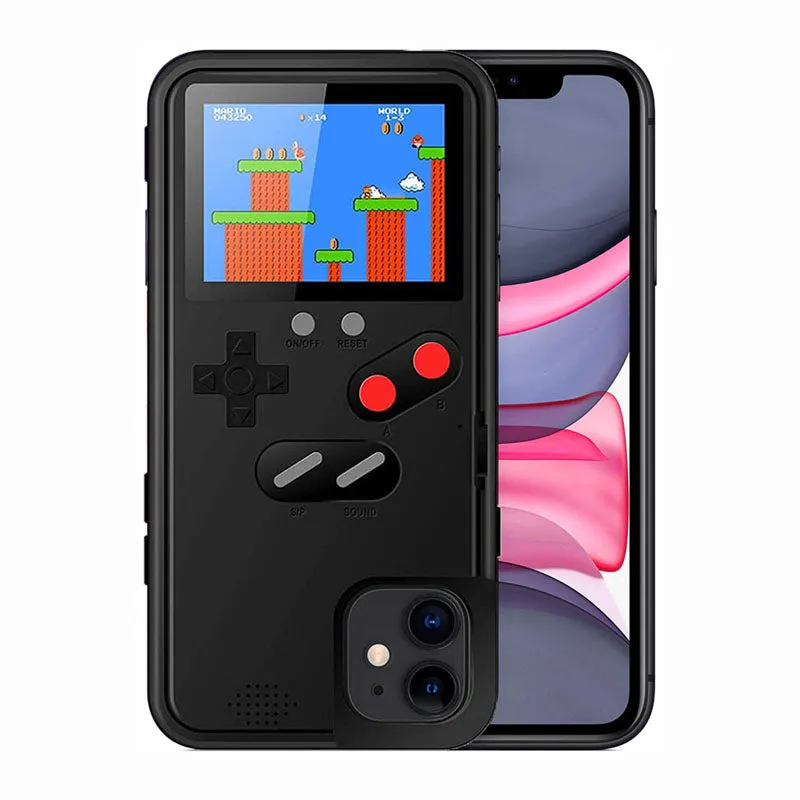3d Gameboy phone case with 36 classic games cover for iPhone 14 pro max