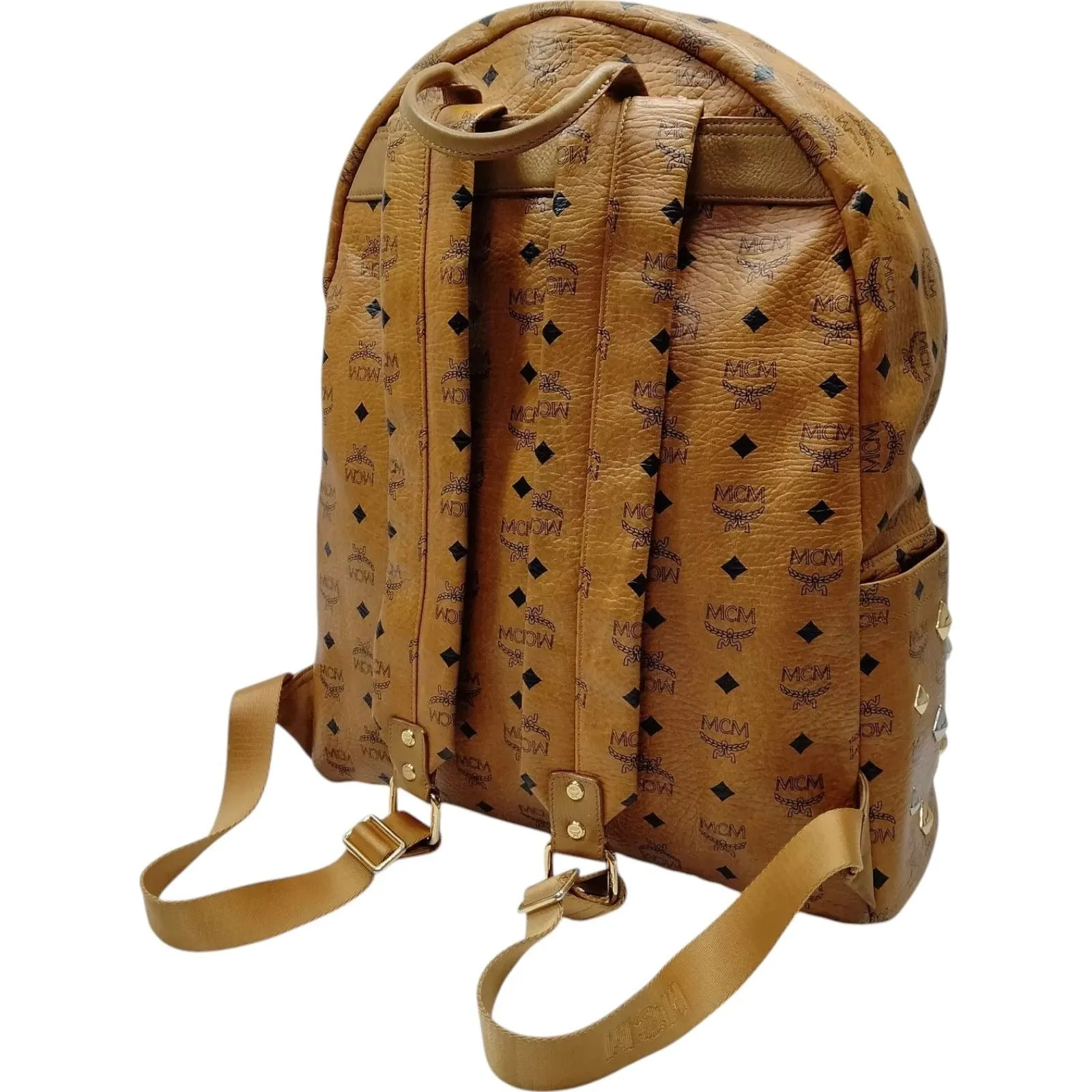 809327AU (V5) MCM Backpack Bag Brown PVC