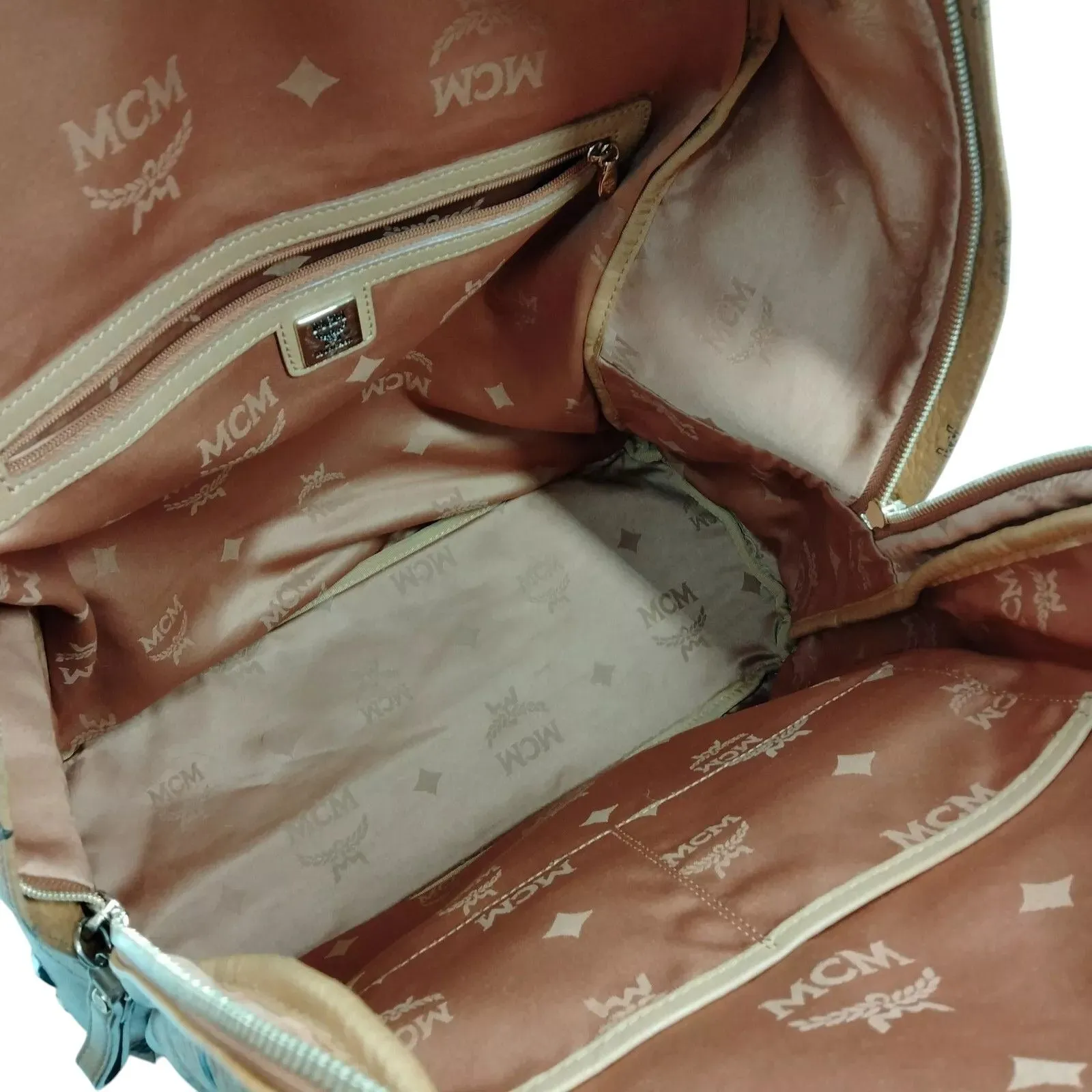 809327AU (V5) MCM Backpack Bag Brown PVC