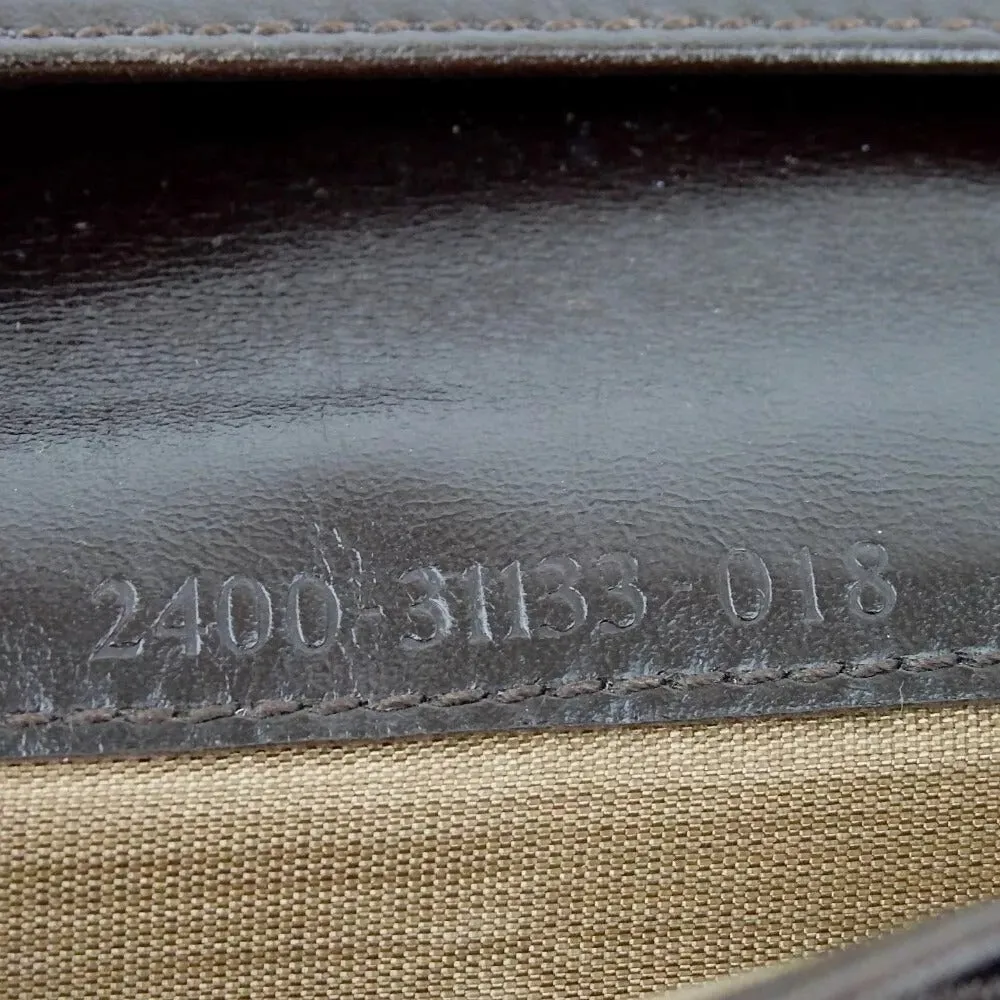 841195AM (C2) Fendi Wallet Long Zucca Dark Brown PVC