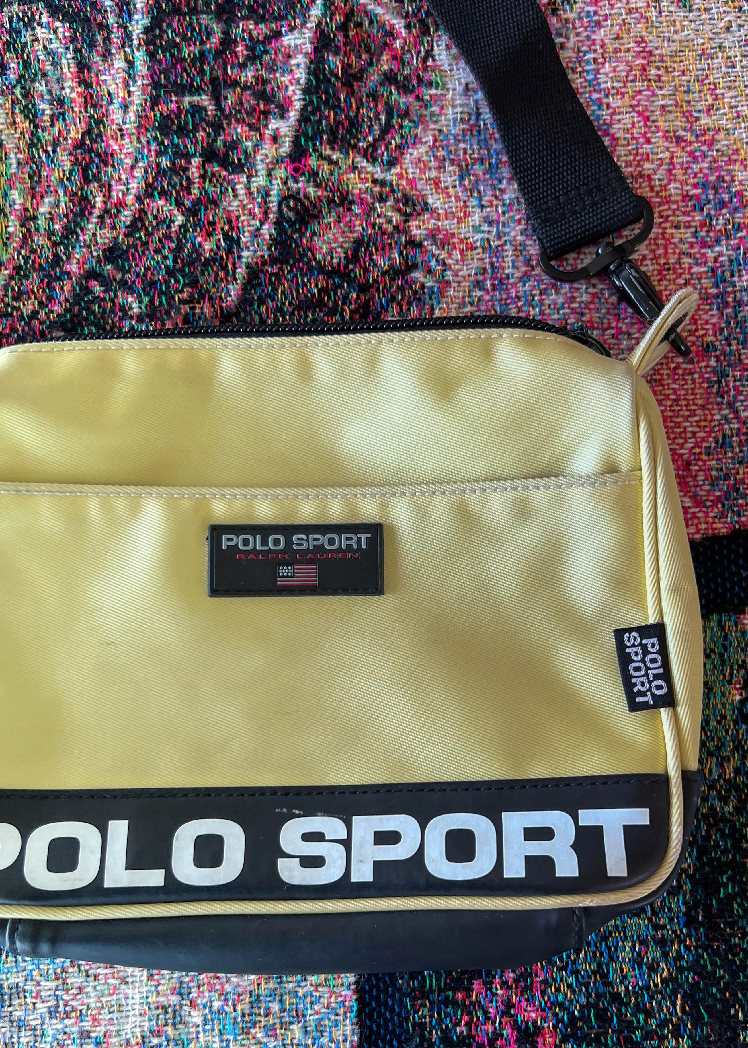 90's Pastel Polo Sport Bag