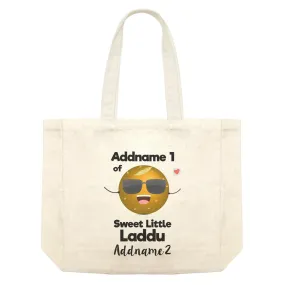 Addname 1 of Sweet Little Laddu Addname 2 Shopping Bag