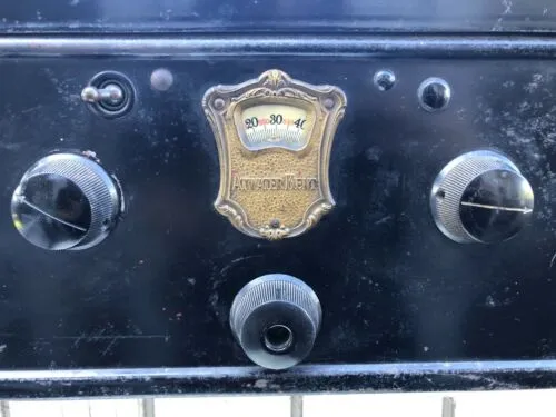 Antique Vintage Atwater Kent Tube Radio Receiving Original Rare