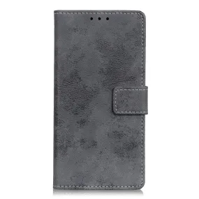 Asus ROG Phone 5 Vintage Læder Cover m. Pung - Grå