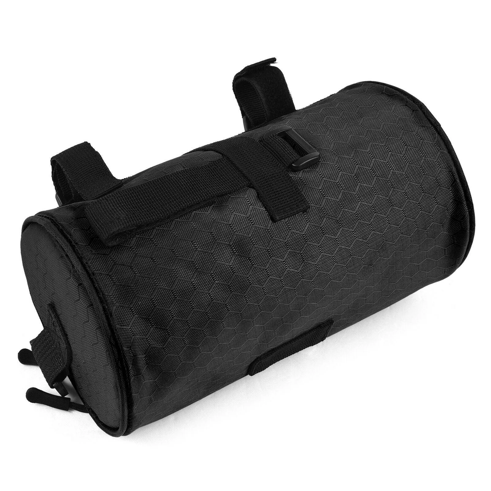 Bike Handlebar Bag Bicycle Front Frame Storage Bag Mobile Phone Mount Bag with Removable Shoulder Strap