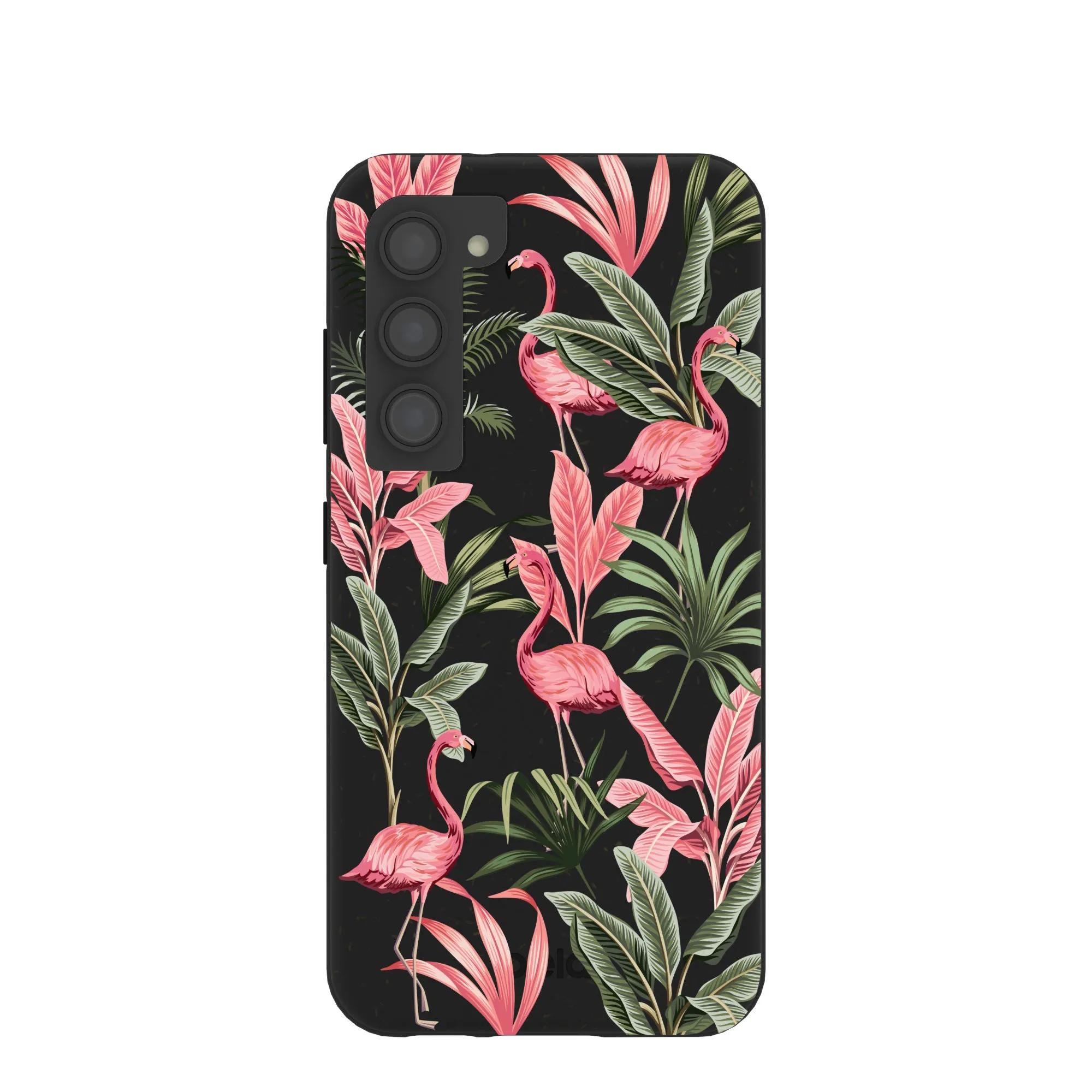Black Flamingo Party Samsung Galaxy S23 Case
