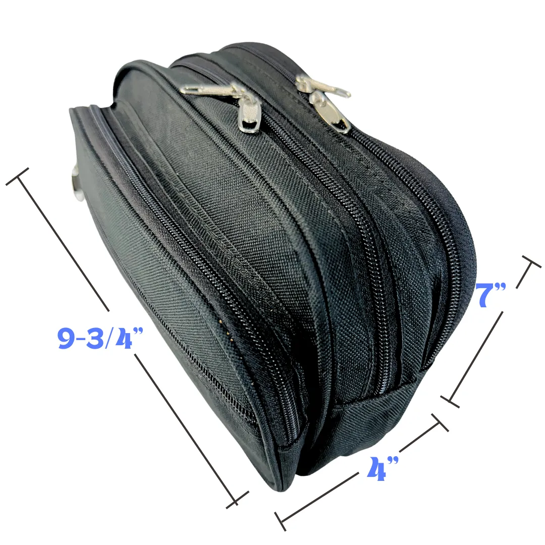Black Money Pouch with Belt  - CAMP-27497