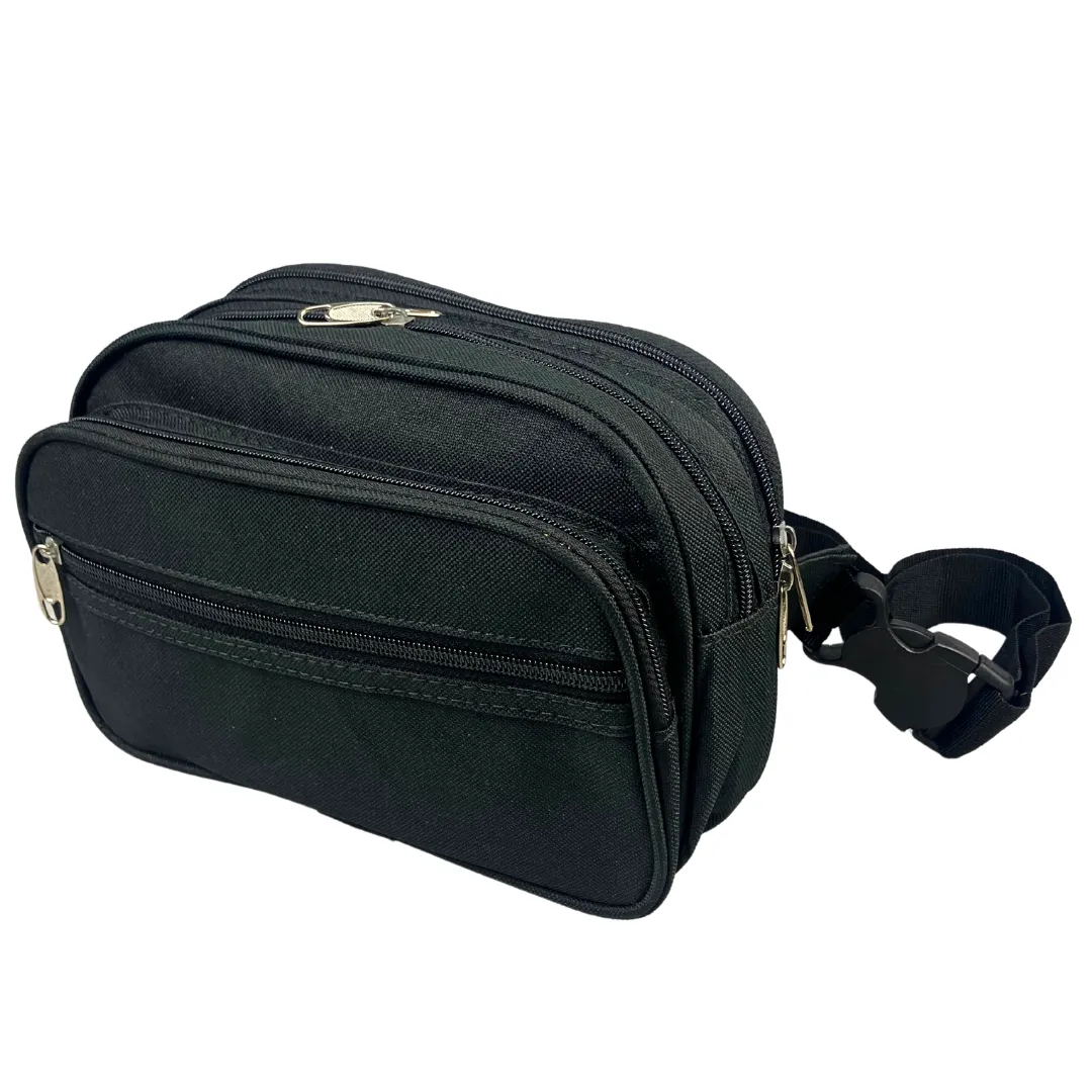 Black Money Pouch with Belt  - CAMP-27497