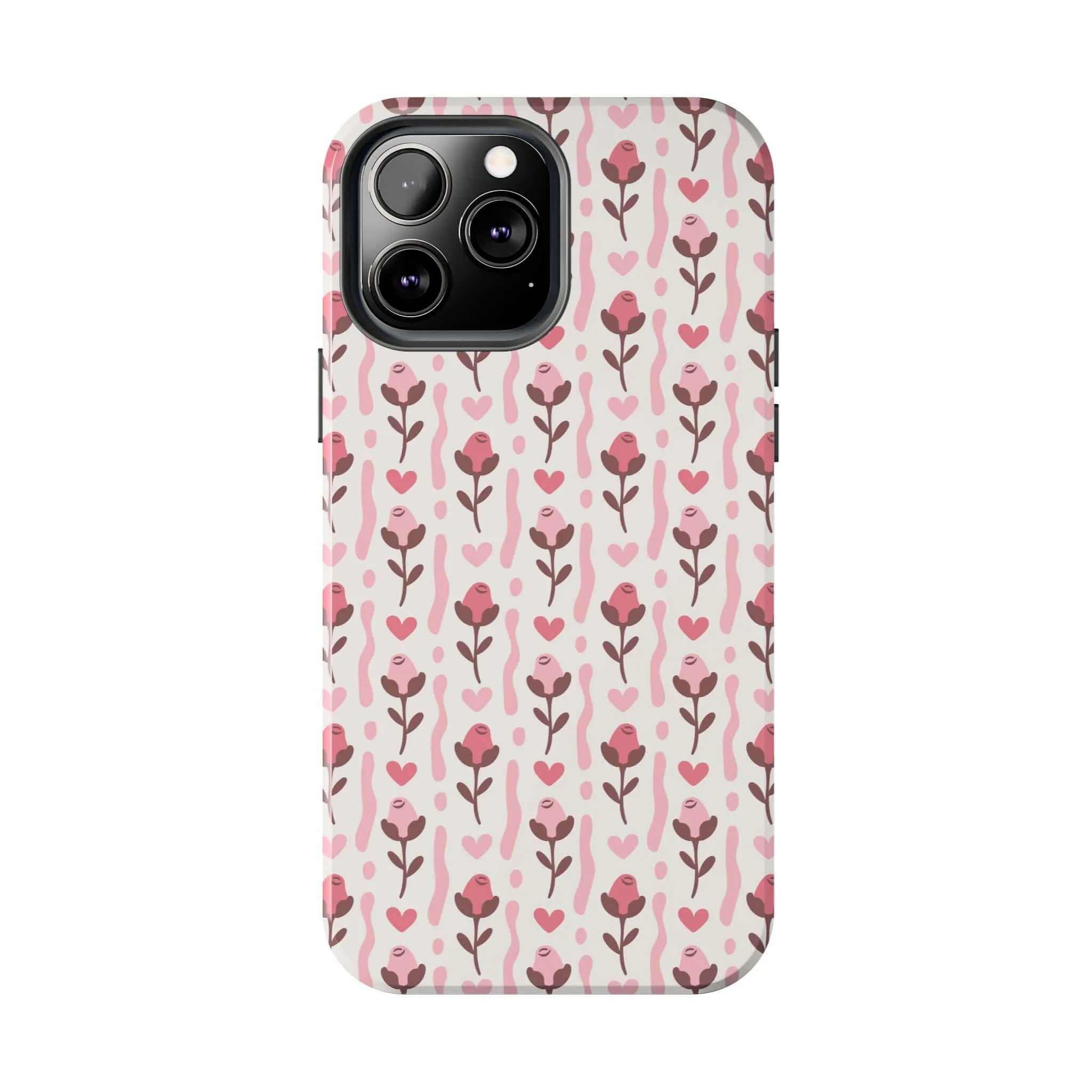 Blushing Blooms | Red Rose Case