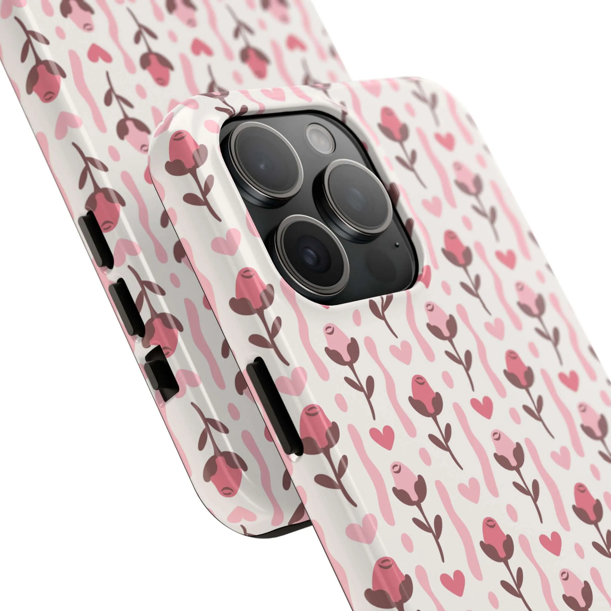 Blushing Blooms | Red Rose Case