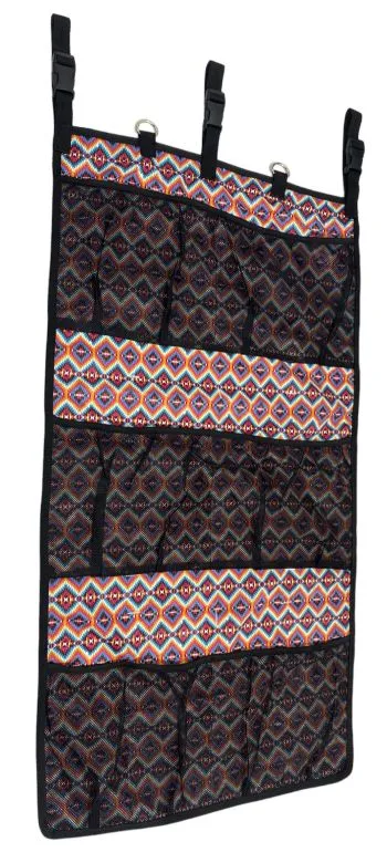 Bright Pink Aztec Hanging Trailer Organizer