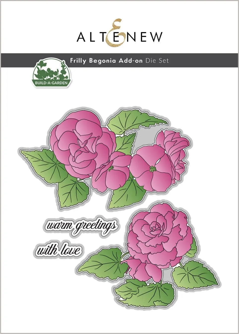Build-A-Garden: Frilly Begonia & Add-on Die Bundle