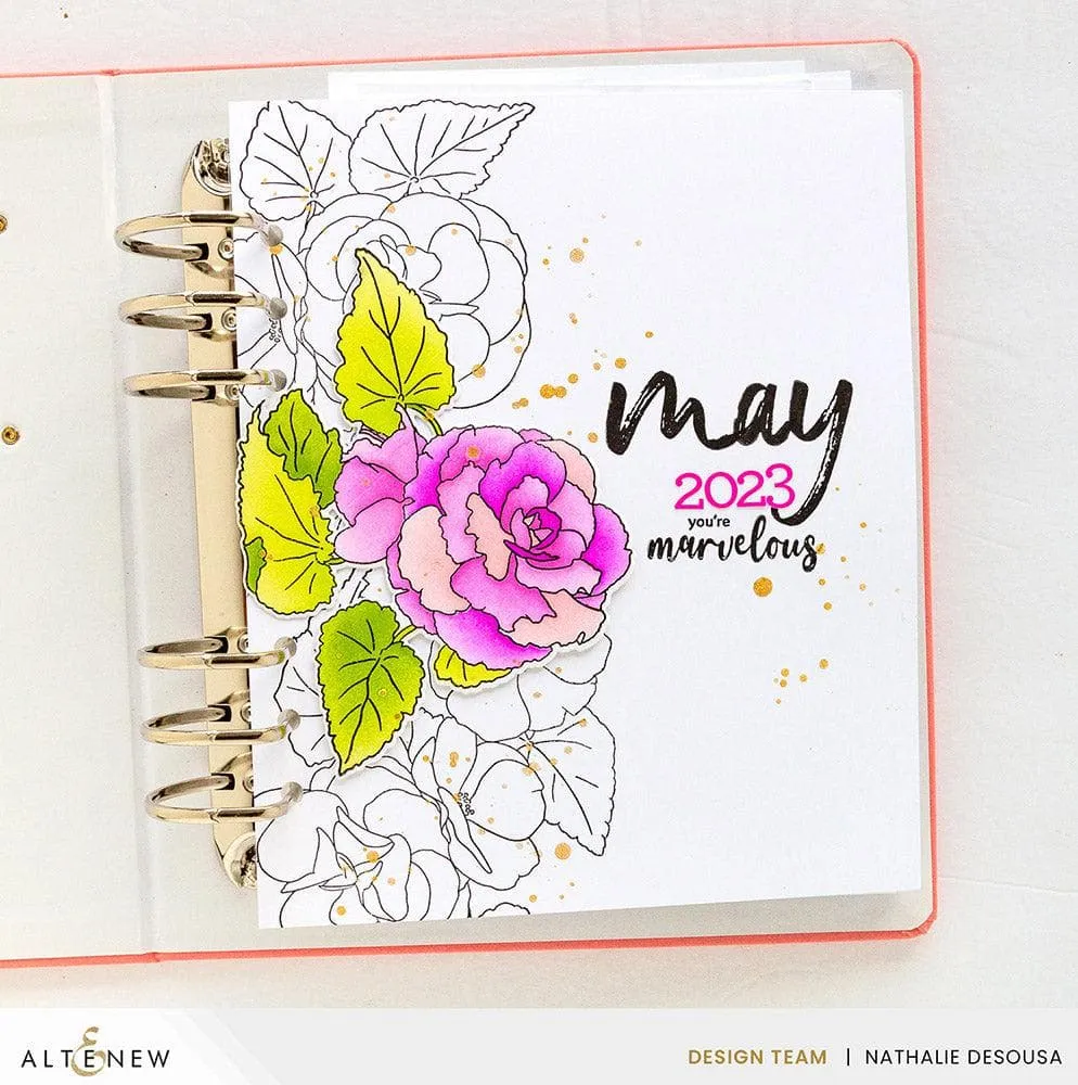 Build-A-Garden: Frilly Begonia & Add-on Die Bundle