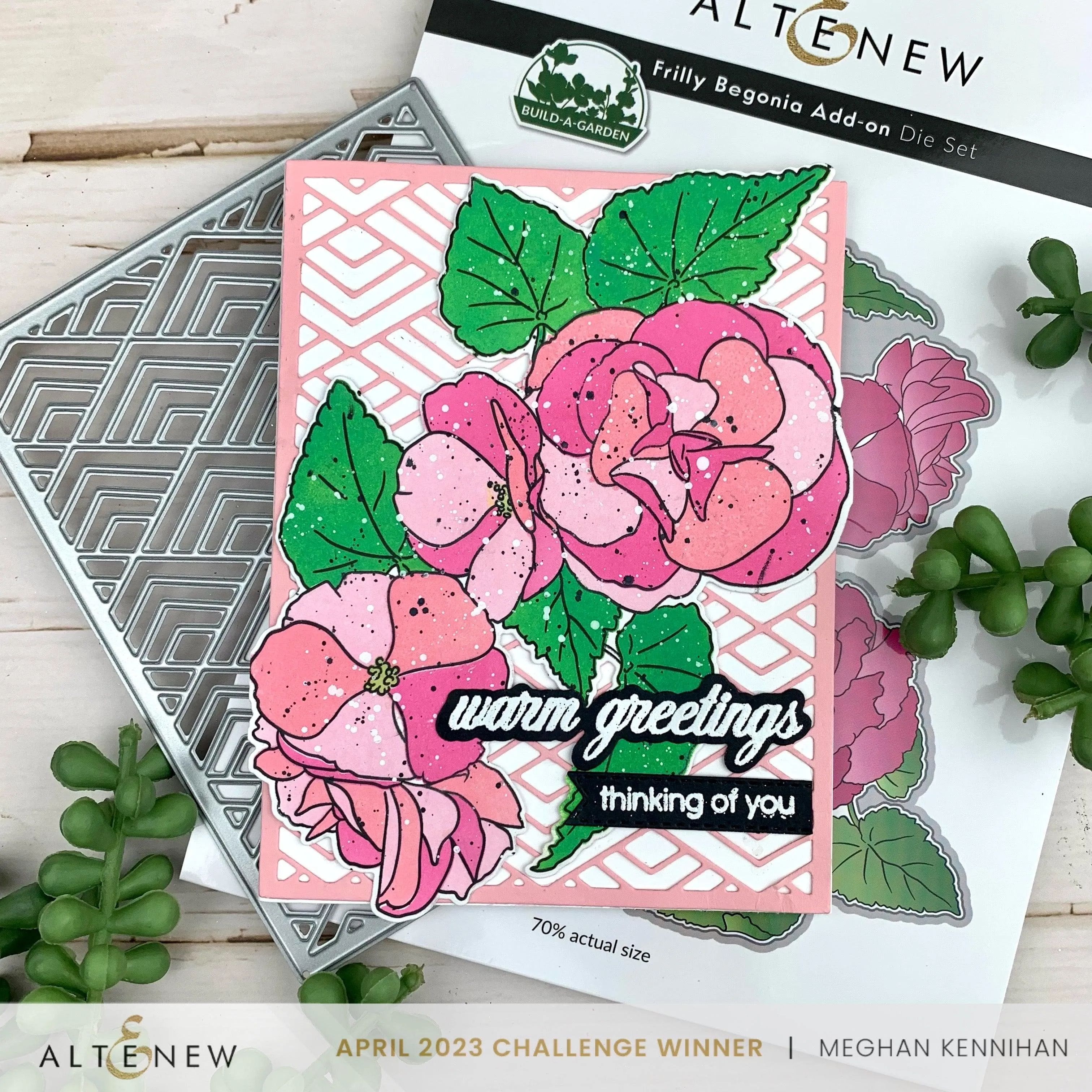 Build-A-Garden: Frilly Begonia & Add-on Die Bundle