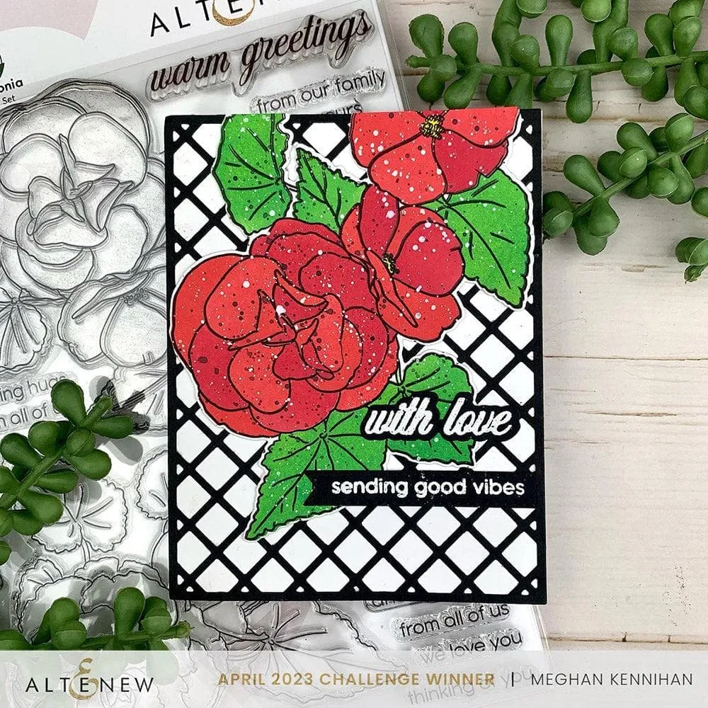 Build-A-Garden: Frilly Begonia & Add-on Die Bundle