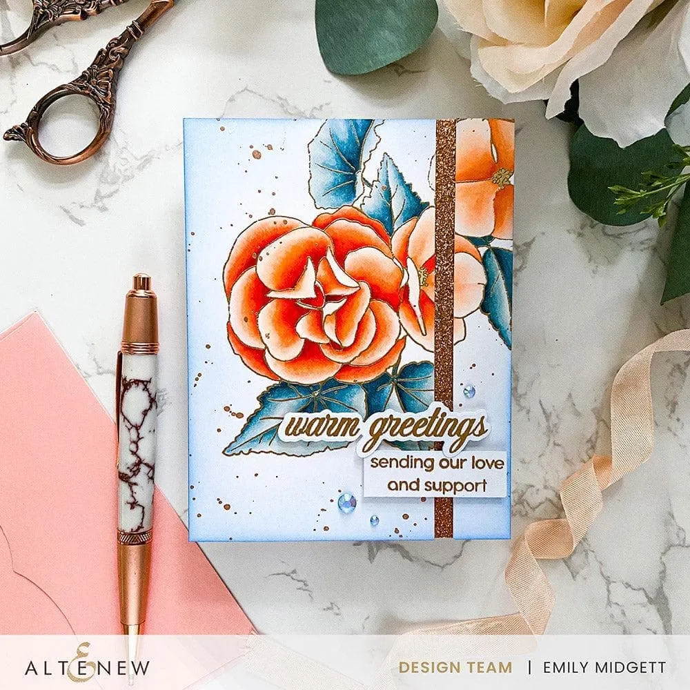 Build-A-Garden: Frilly Begonia & Add-on Die Bundle