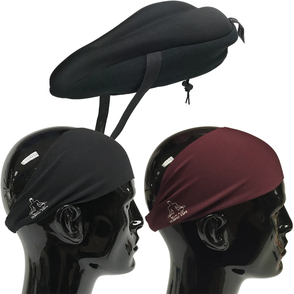 Bundle Pack: Bike Seat Cushion   2 Performance Sweatbands - PelotonMemes Exclusive