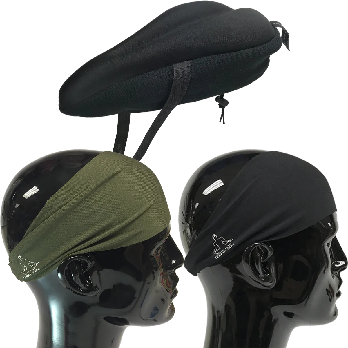 Bundle Pack: Bike Seat Cushion   2 Performance Sweatbands - PelotonMemes Exclusive