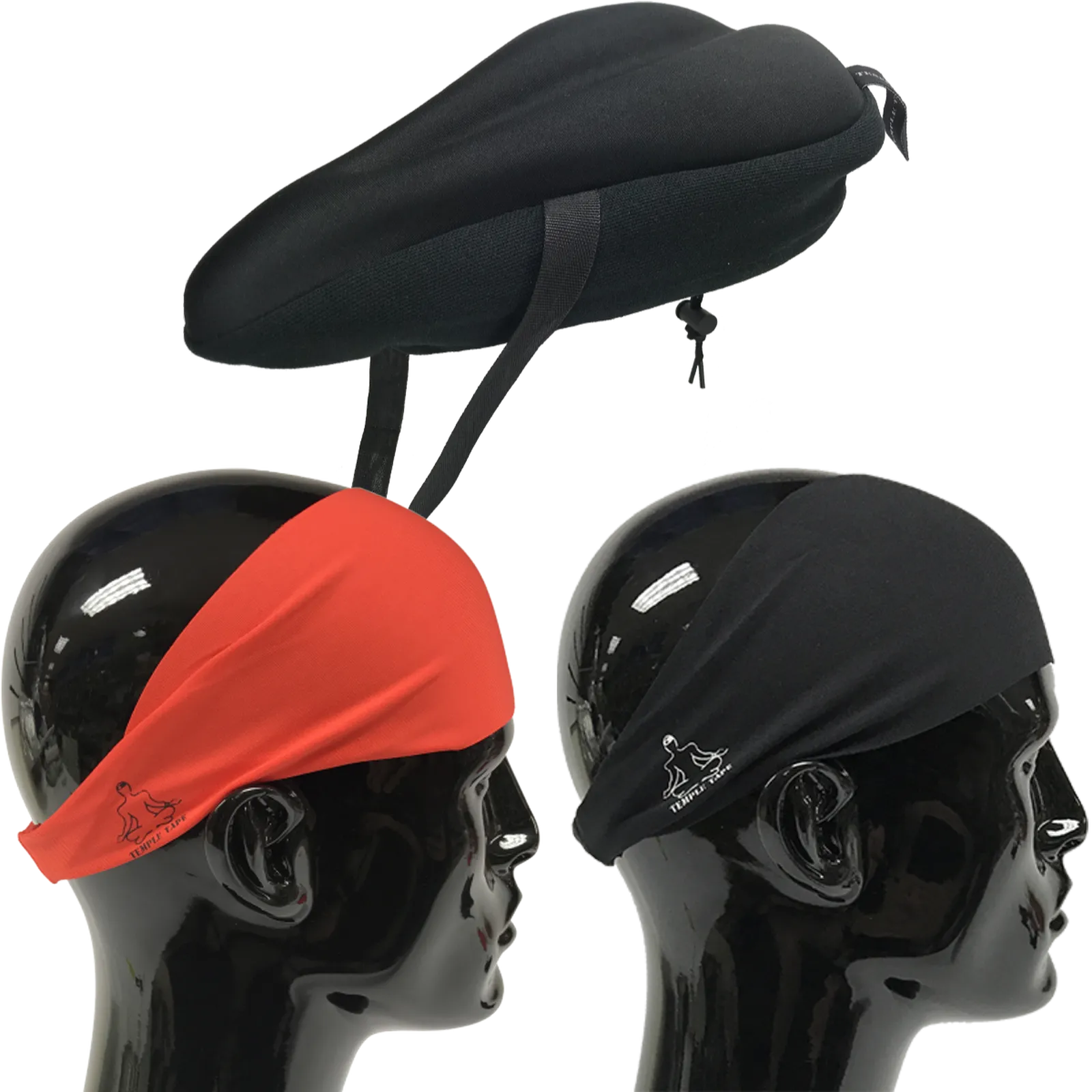 Bundle Pack: Bike Seat Cushion   2 Performance Sweatbands - PelotonMemes Exclusive