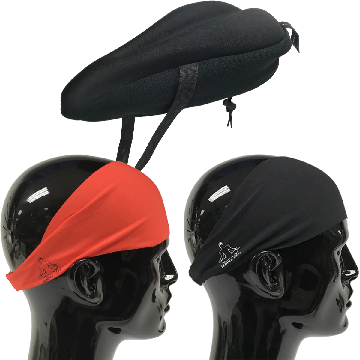 Bundle Pack: Bike Seat Cushion   2 Performance Sweatbands - PelotonMemes Exclusive