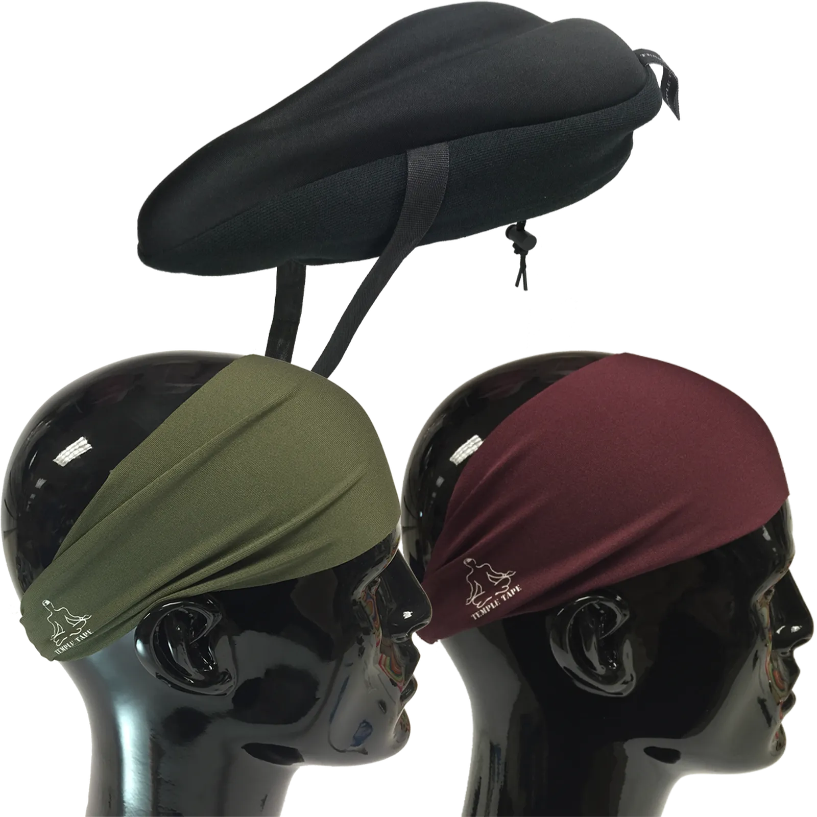 Bundle Pack: Bike Seat Cushion   2 Performance Sweatbands - PelotonMemes Exclusive