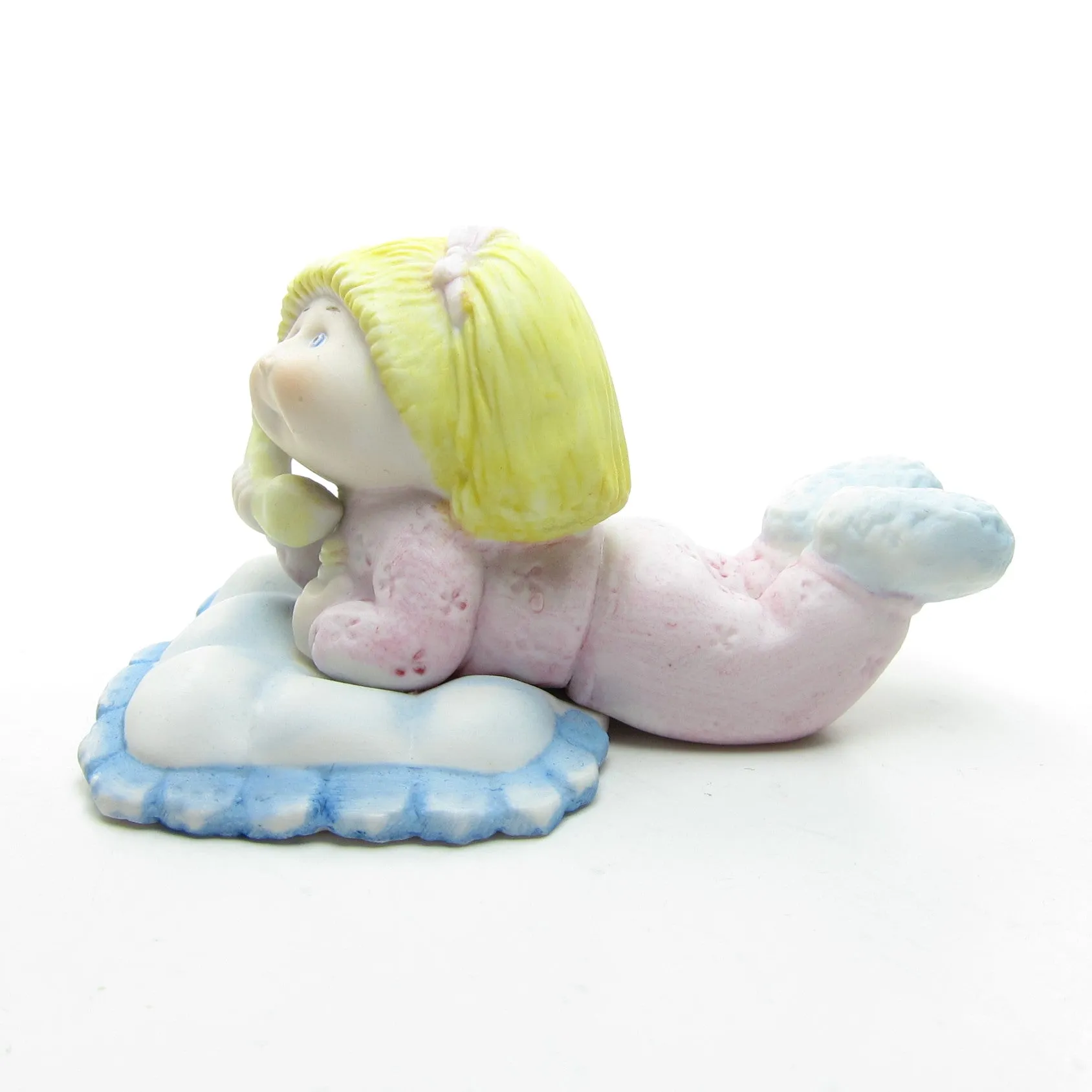 Cabbage Patch Kids "Pillowtalk" Vintage 1985 Porcelain Figurine Girl Talking on Phone