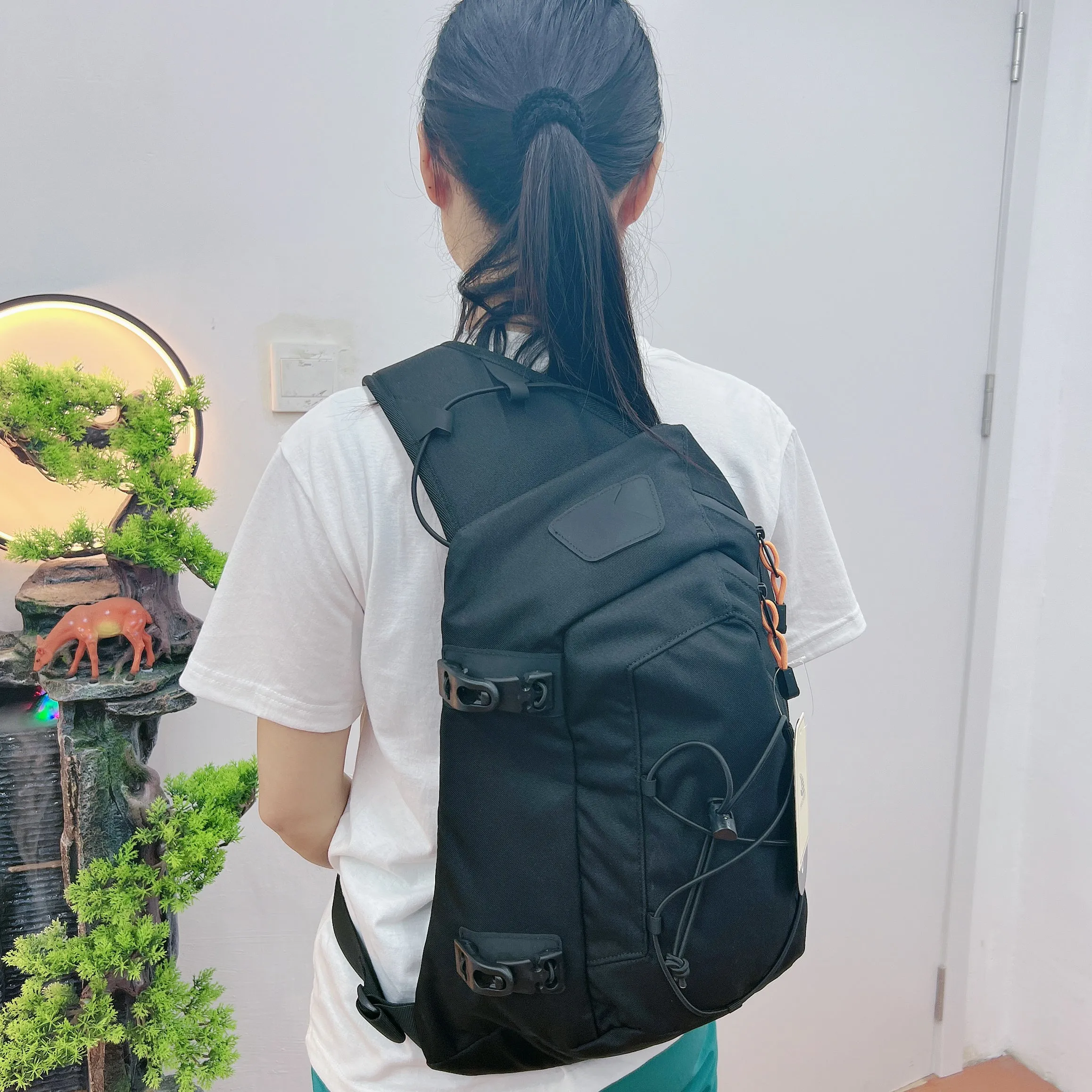 Camouflage 12L Tactical Sling Bag For Men Nylon Chest Bag Military Backpack Mens Tactical Sling Backpack