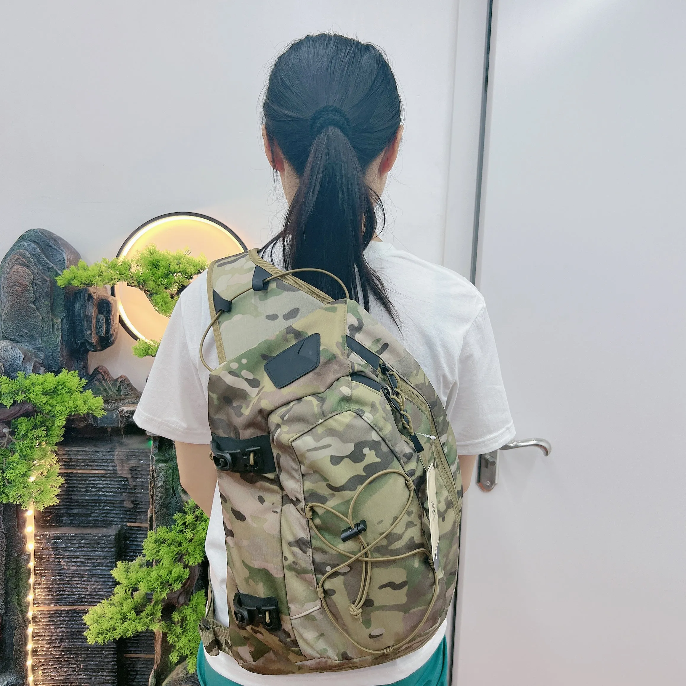 Camouflage 12L Tactical Sling Bag For Men Nylon Chest Bag Military Backpack Mens Tactical Sling Backpack