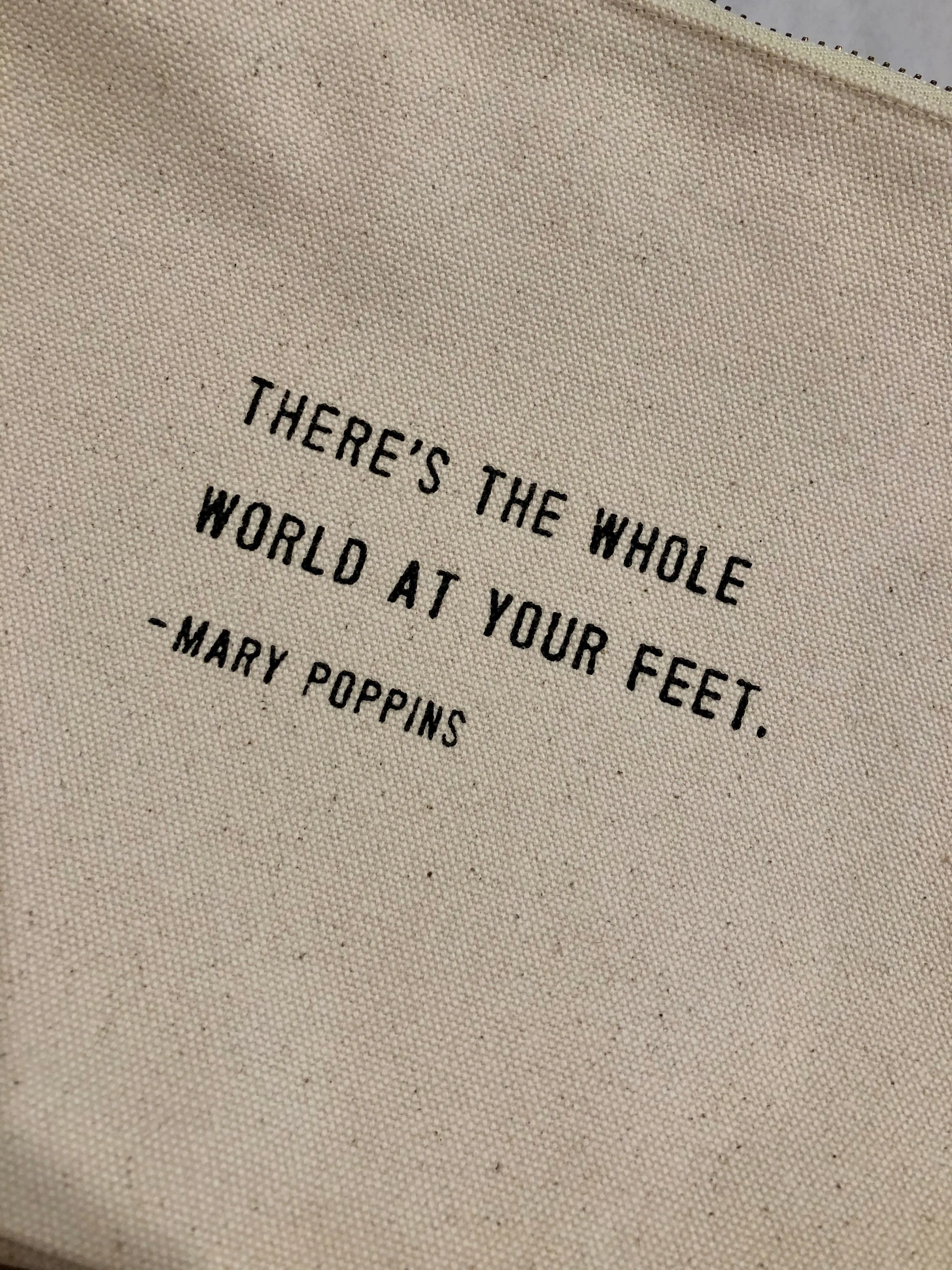 Canvas Zip Pouch