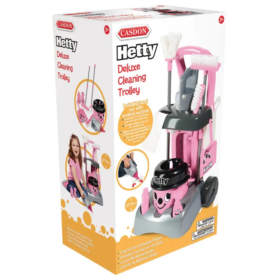 Casdon Deluxe Hetty Cleaning Trolley Toy