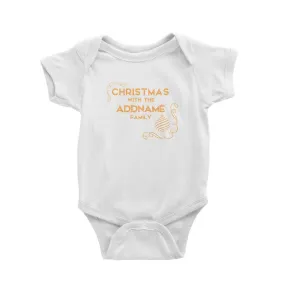Christmas Ornamental with the Addname Family Baby Romper