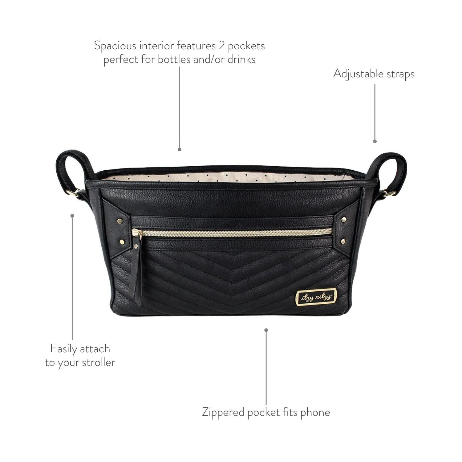 Coffee & Cream Travel Stroller Caddy