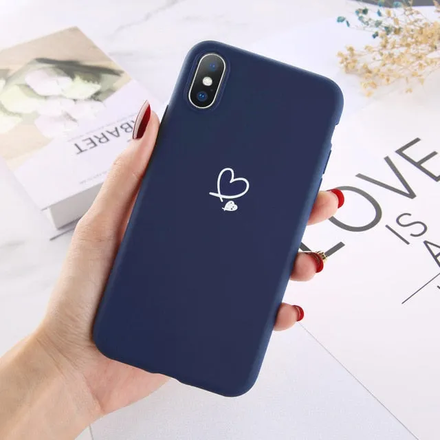 Colorful Love Heart Case For iPhone