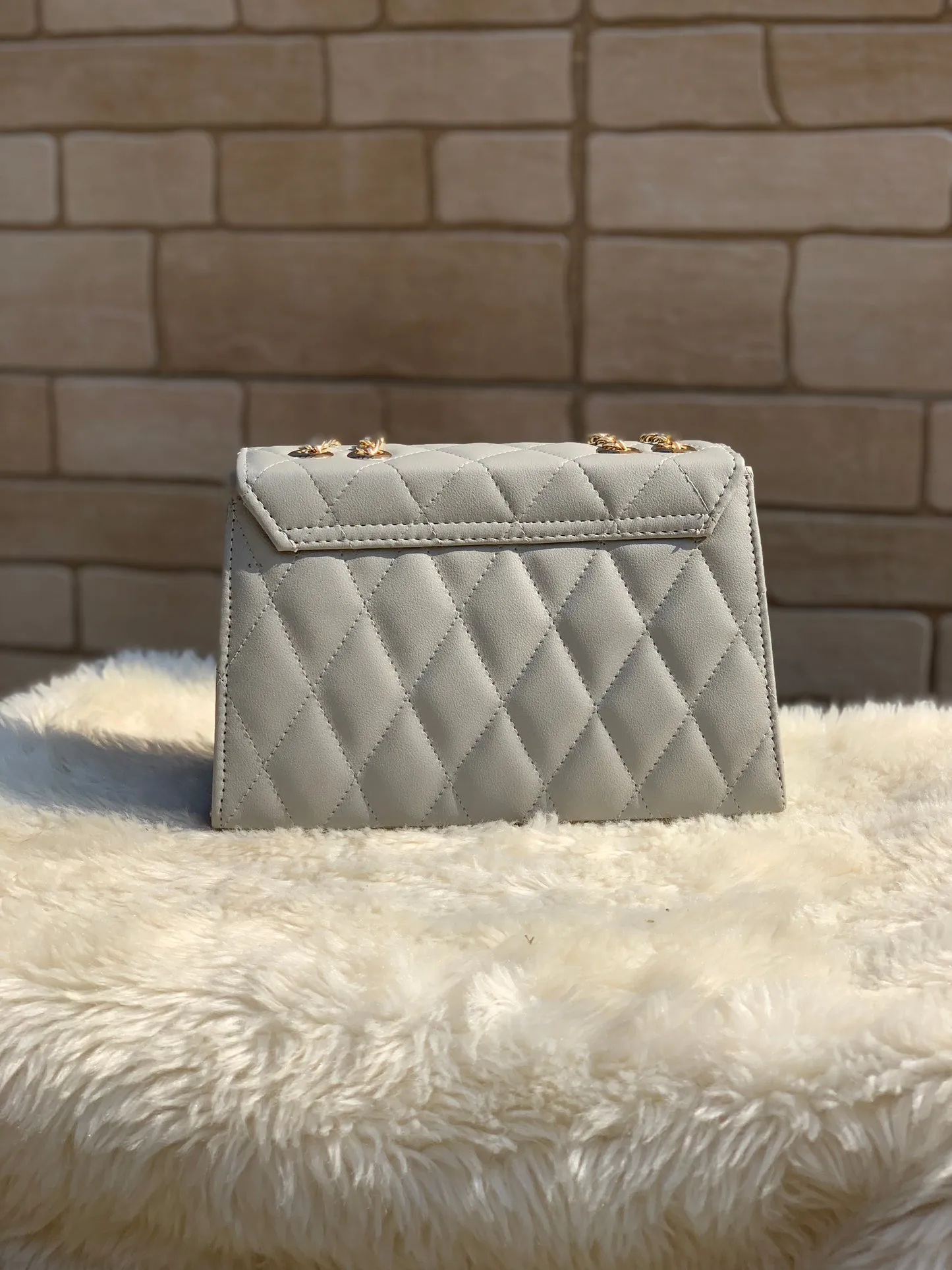 Crossbody Chain Bag - Spanish Grey