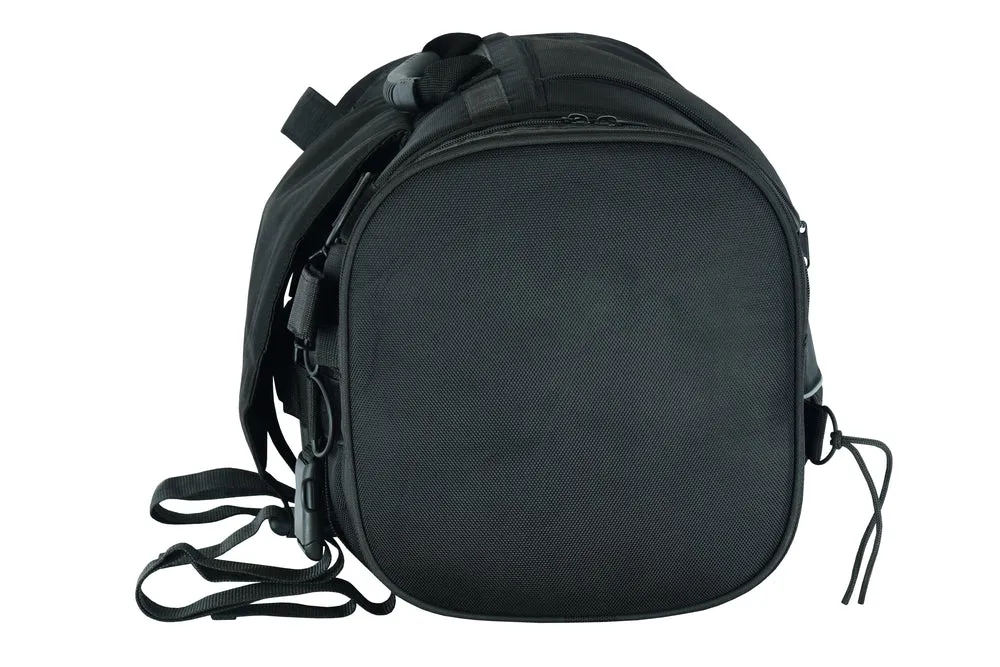 DS333 Reflective Piping Sissy Bar Carry Bag