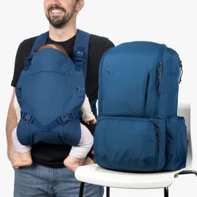 Expedition Diaper Bag   Baby Carrier Lite Bundle Horizon Blue