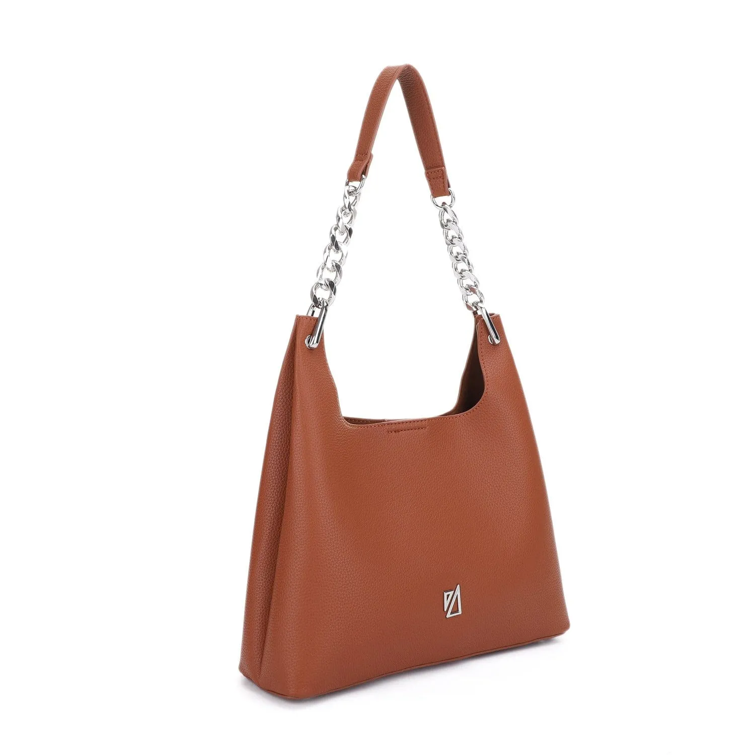 FC20629 Alicia Hobo Tote Bag With Chain Detail Strap
