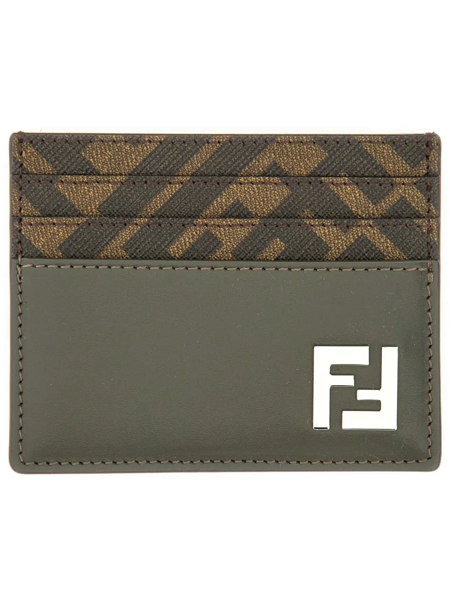 FENDI Classic Leather Card Holder - Mini