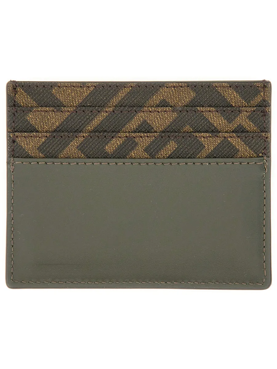 FENDI Classic Leather Card Holder - Mini