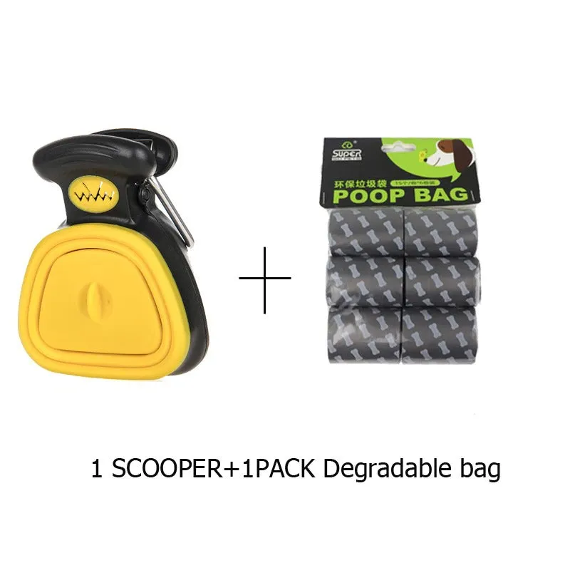 Foldable Dog Poop Scooper Travel Pet Waste Cleaner