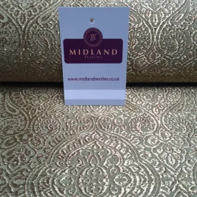 Gold Ornamental Lurex Indian Banarsi Brocade Fabric 52" Wide MA874 Mtex