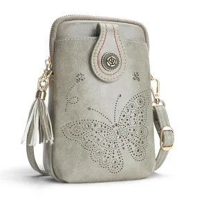 Gray CrossBody Bag-Sunflower