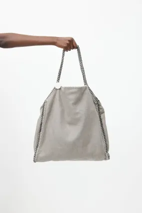 Grey & Silver Falabella Bag